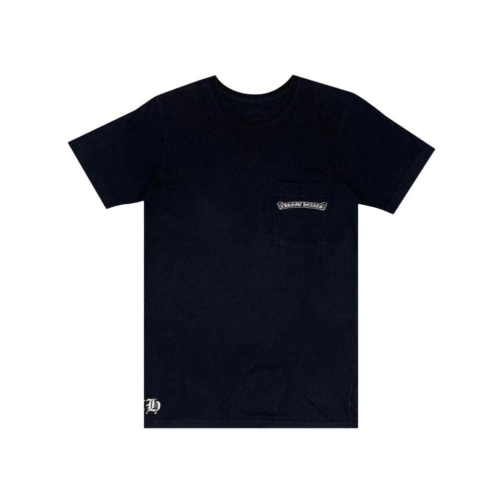 Chrome Hearts T-Shirt Logo Croix En Etoile Noir