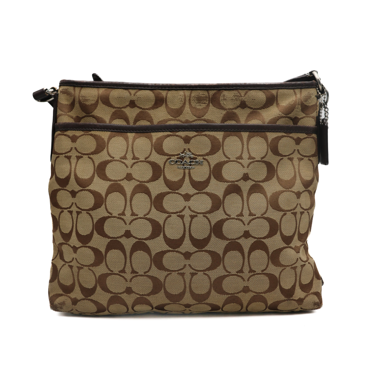 Coach Sac à bandoulière Monogram Signature