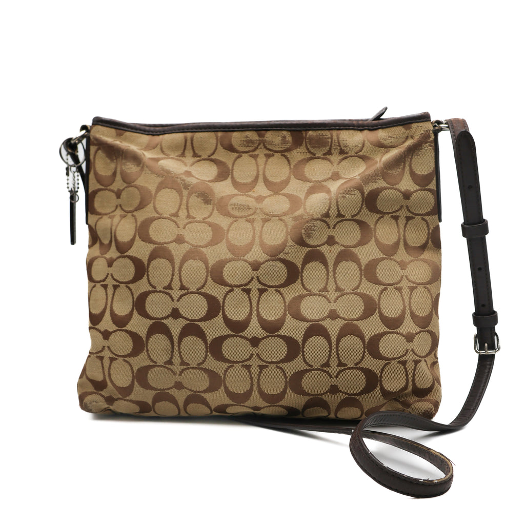 Coach Sac à bandoulière Monogram Signature