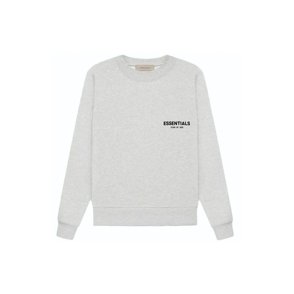 Essentials Crewneck Light Oatmeal Gris Clair Fear Of God