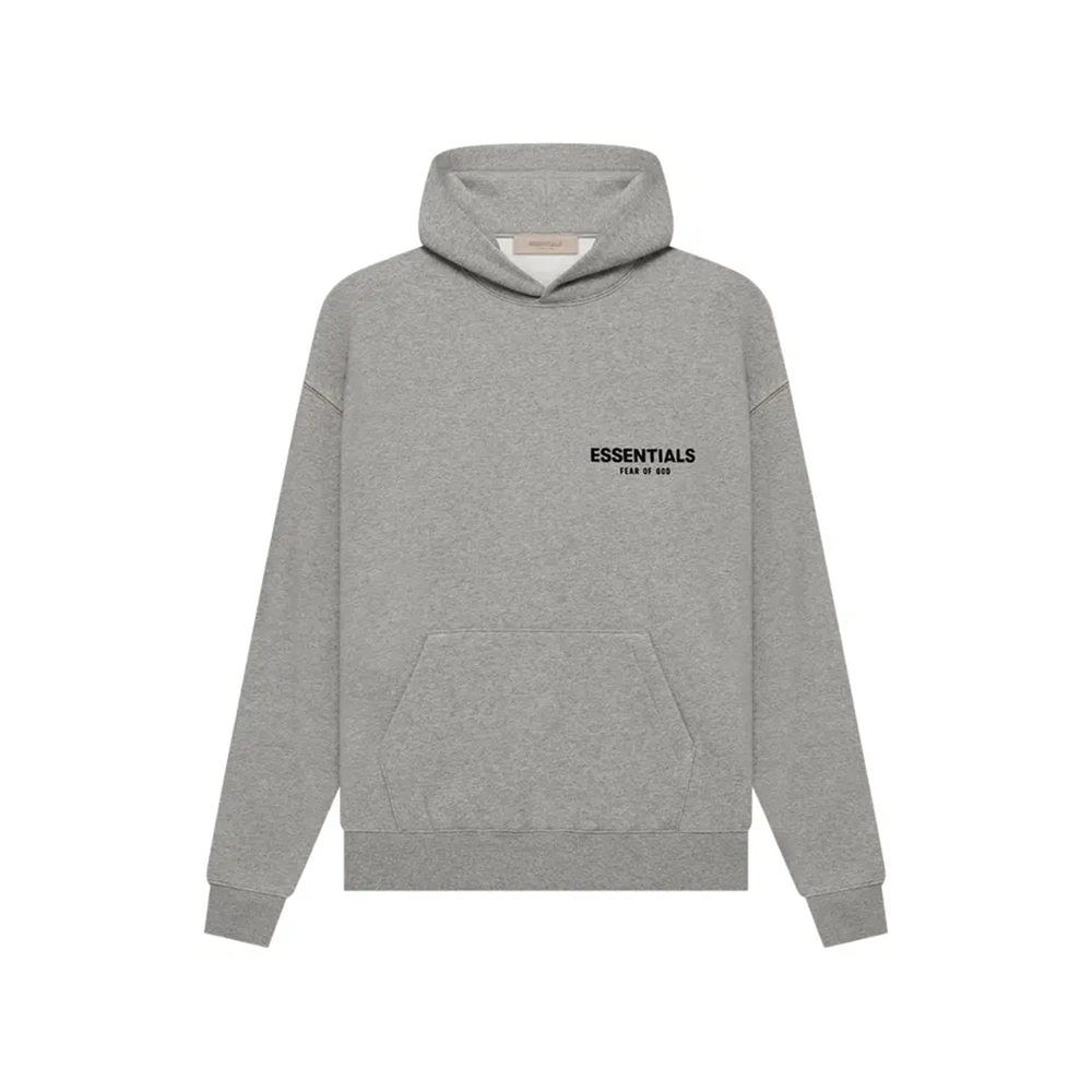 Essentials Hoodie Dark Oatmeal Gris Foncé Fear Of God
