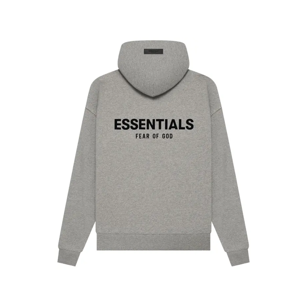 Essentials Hoodie Dark Oatmeal Gris Foncé Fear Of God