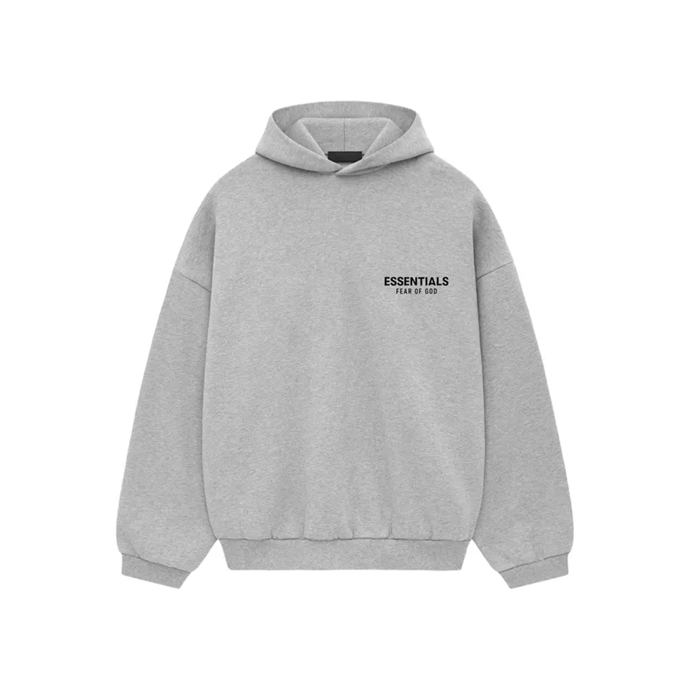 Essentials Hoodie Light Heather Gris Clair Fear Of God