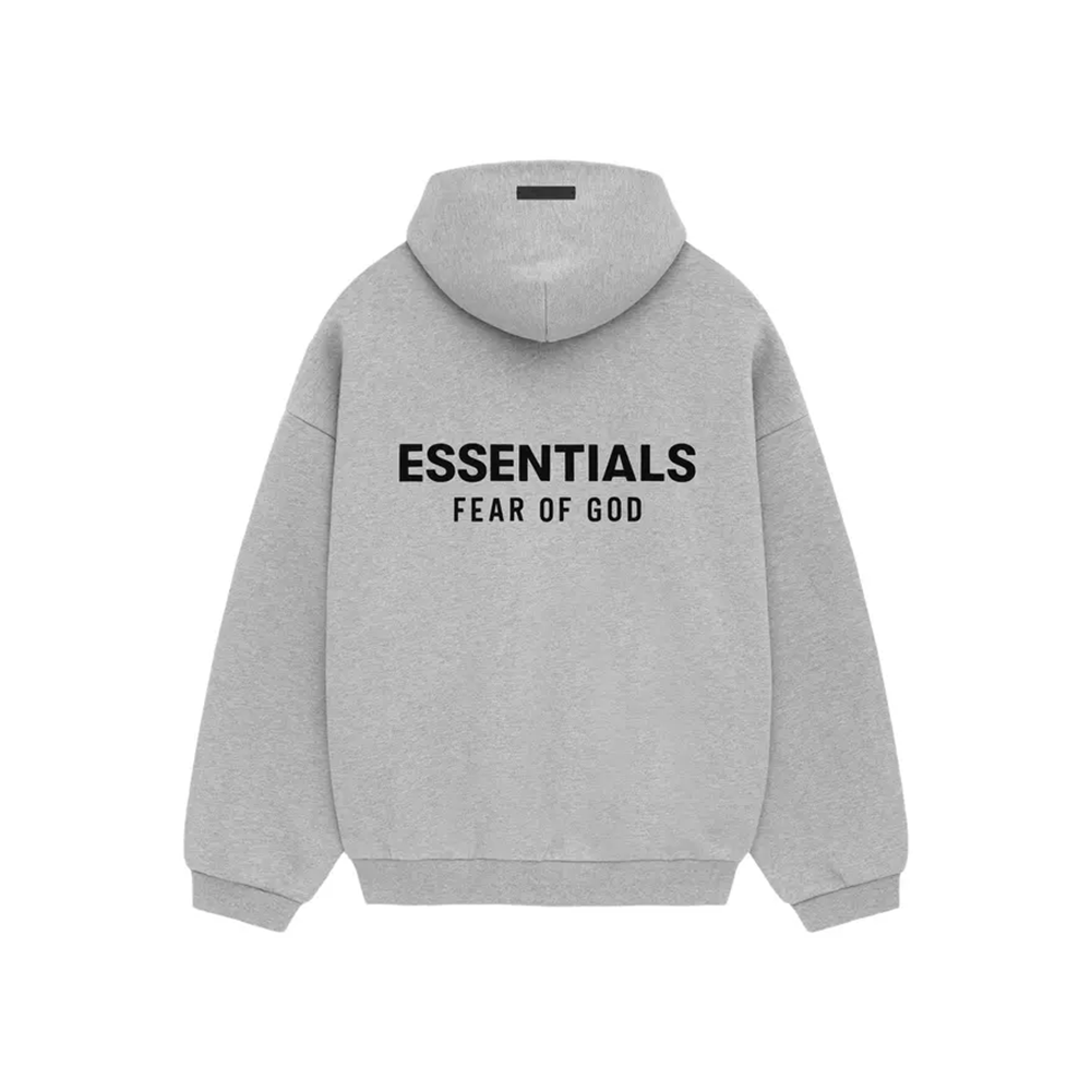 Essentials Hoodie Light Heather Gris Clair Fear Of God
