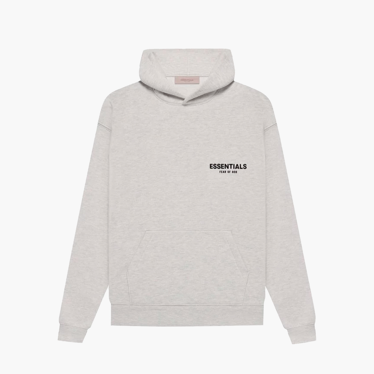 Essentials Hoodie Light Oatmeal Gris Clair Fear Of God