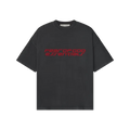 Essentials T-Shirt 90s Iron Grey Red Fear of God