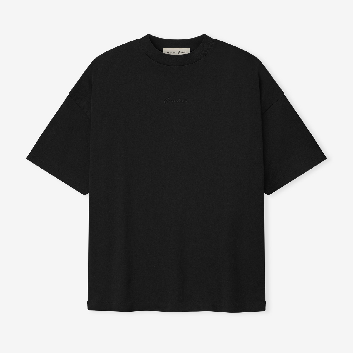 Essentials T-shirt Signature 90'S Black Short Sleeve Fear of God