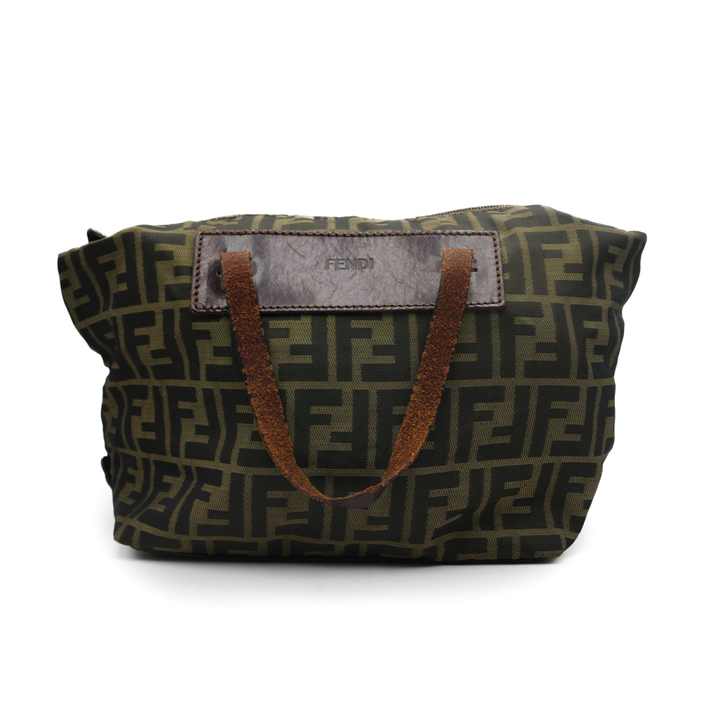 Fendi Sac à main Zucca Monogram Marron