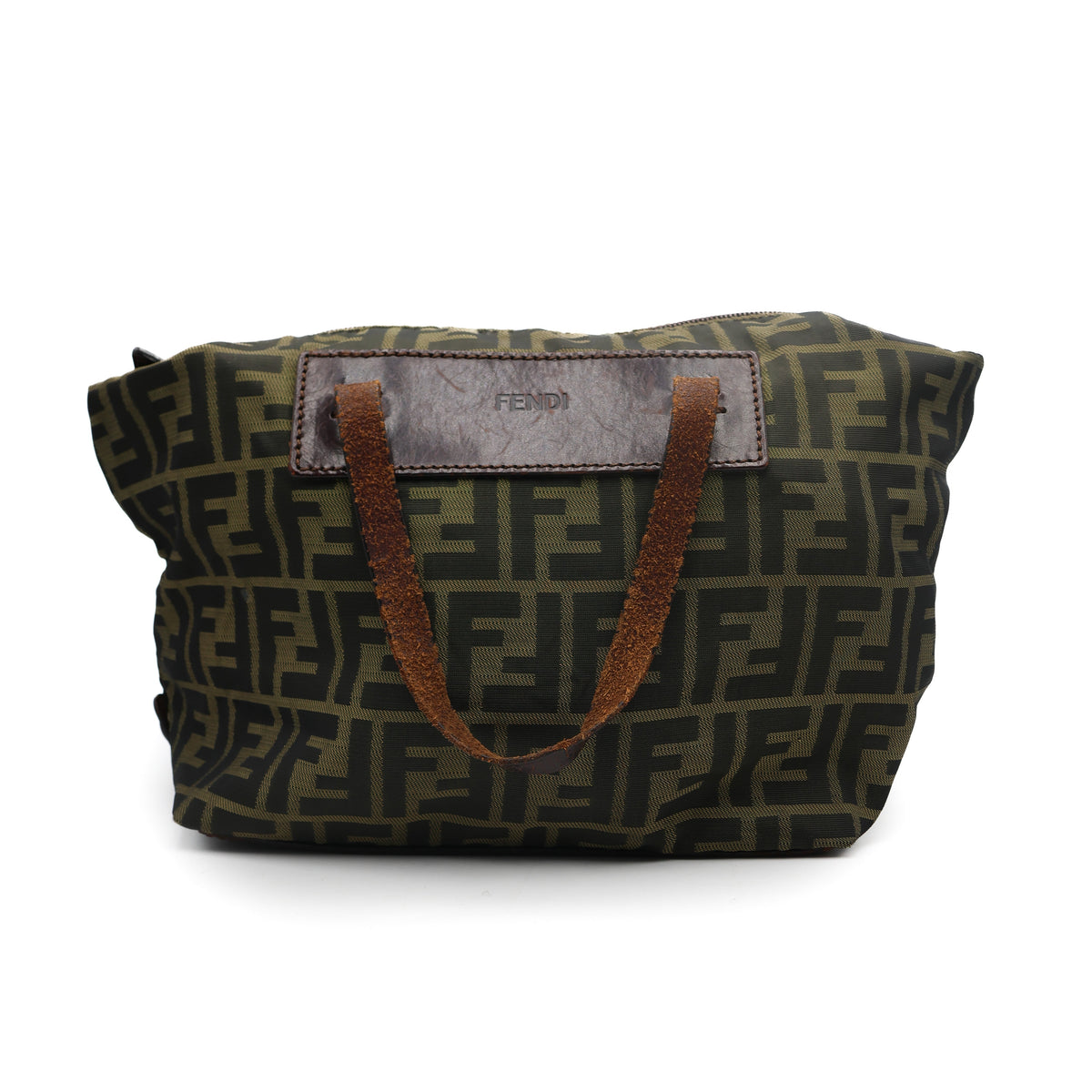 Fendi Sac à main Zucca Monogram Marron