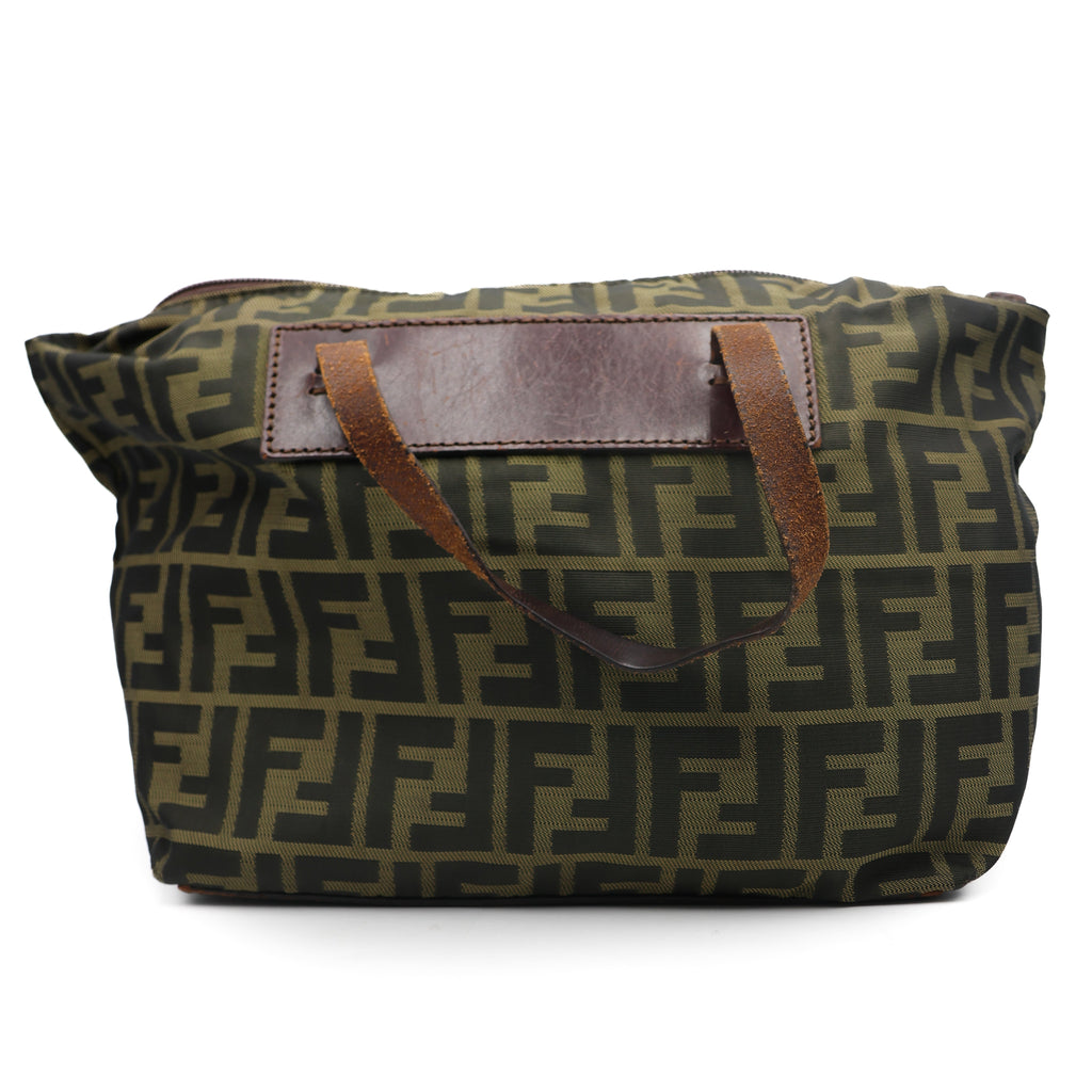 Fendi Sac à main Zucca Monogram Marron