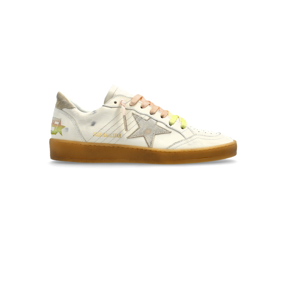 Golden Goose Ball Star White Platinum Beige