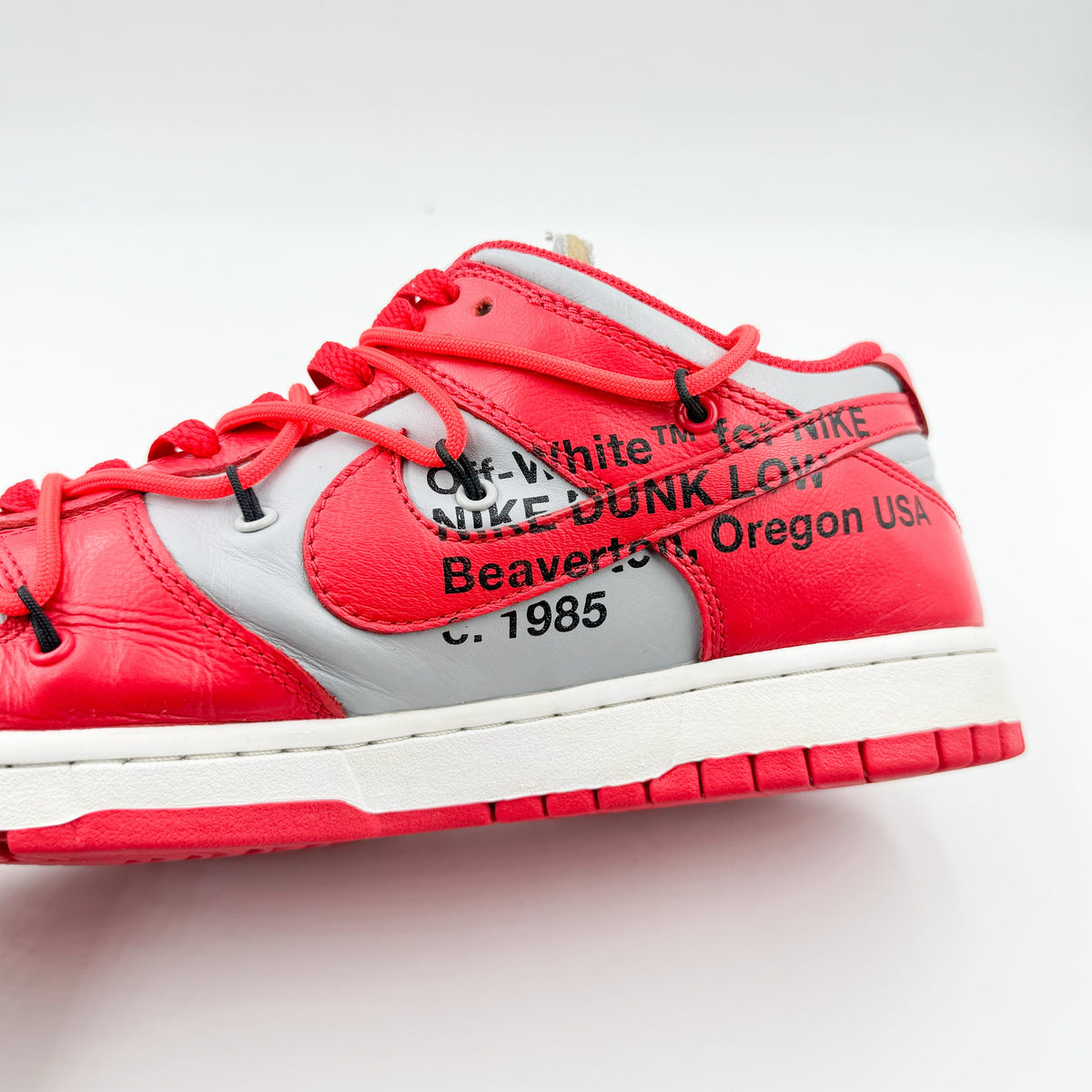 Nike Dunk Low Off-White University Red