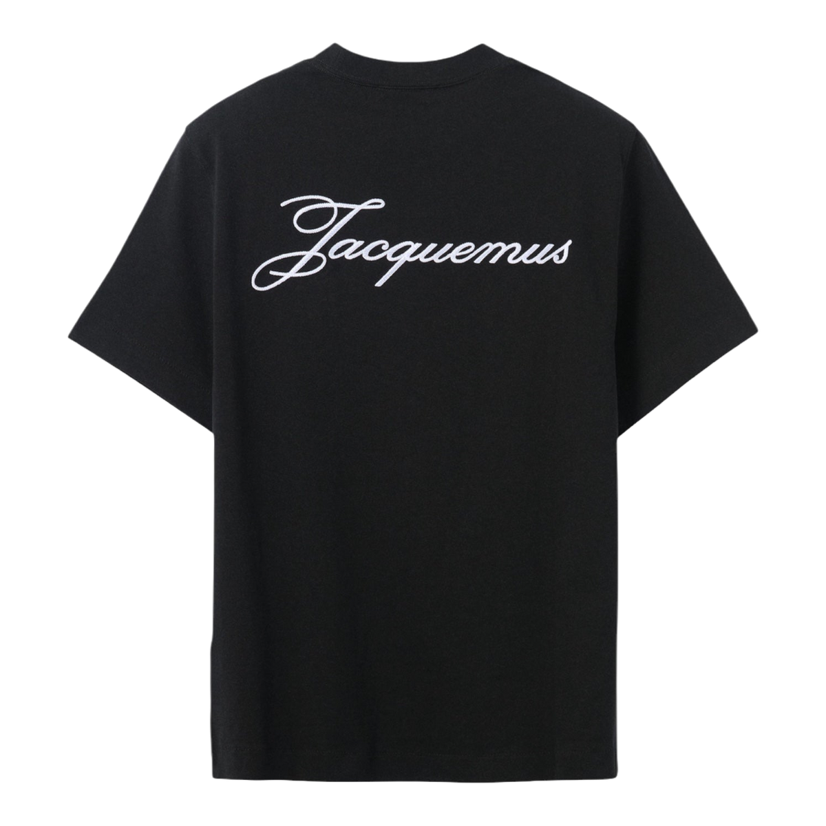 Jacquemus T-shirt Noir Logos Brodés