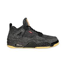 Jordan 4 rétro Levi's noir