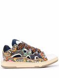 Lanvin Curb Snake-Embossed Leather