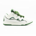 Lanvin Curb Sneakers White Khaki