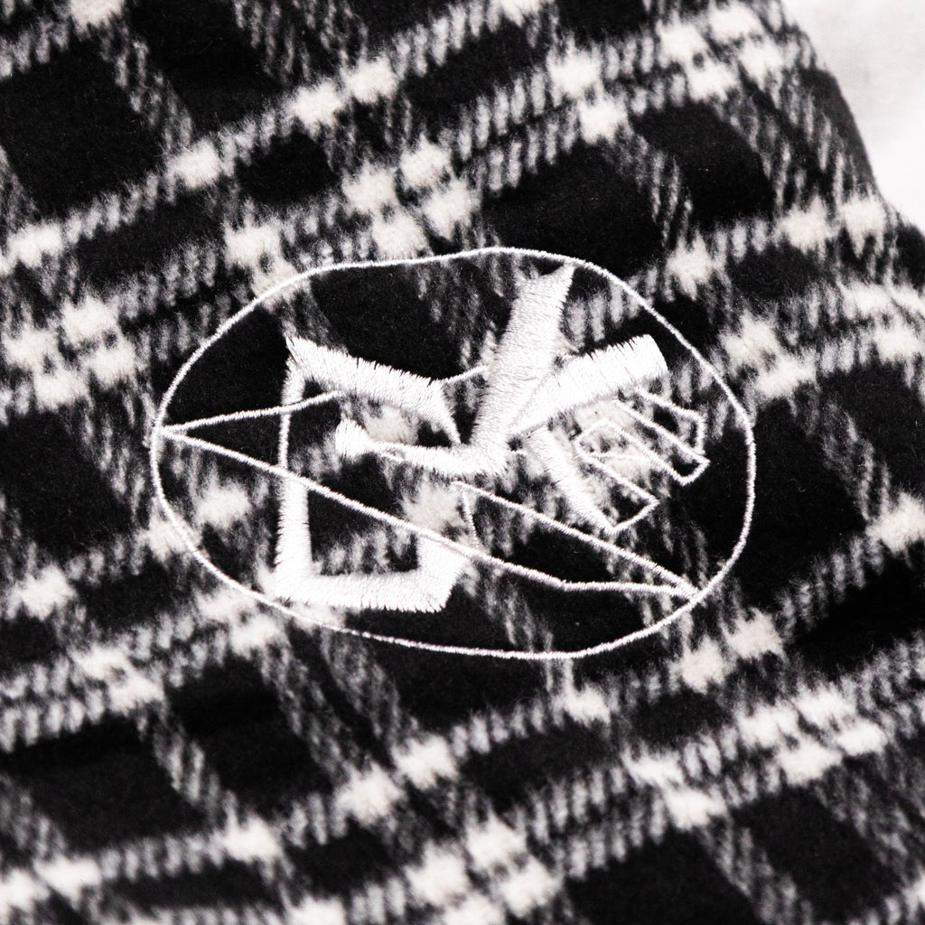 LOCKD Veste Puffer Tartan Noir