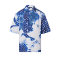 Louis Vuitton Chemise à manches courtes Monogram Bandana Bleu délavé