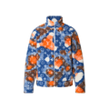 Louis Vuitton Jacquard Camouflage Fleece Blouson Bleu/Orange/Blanc