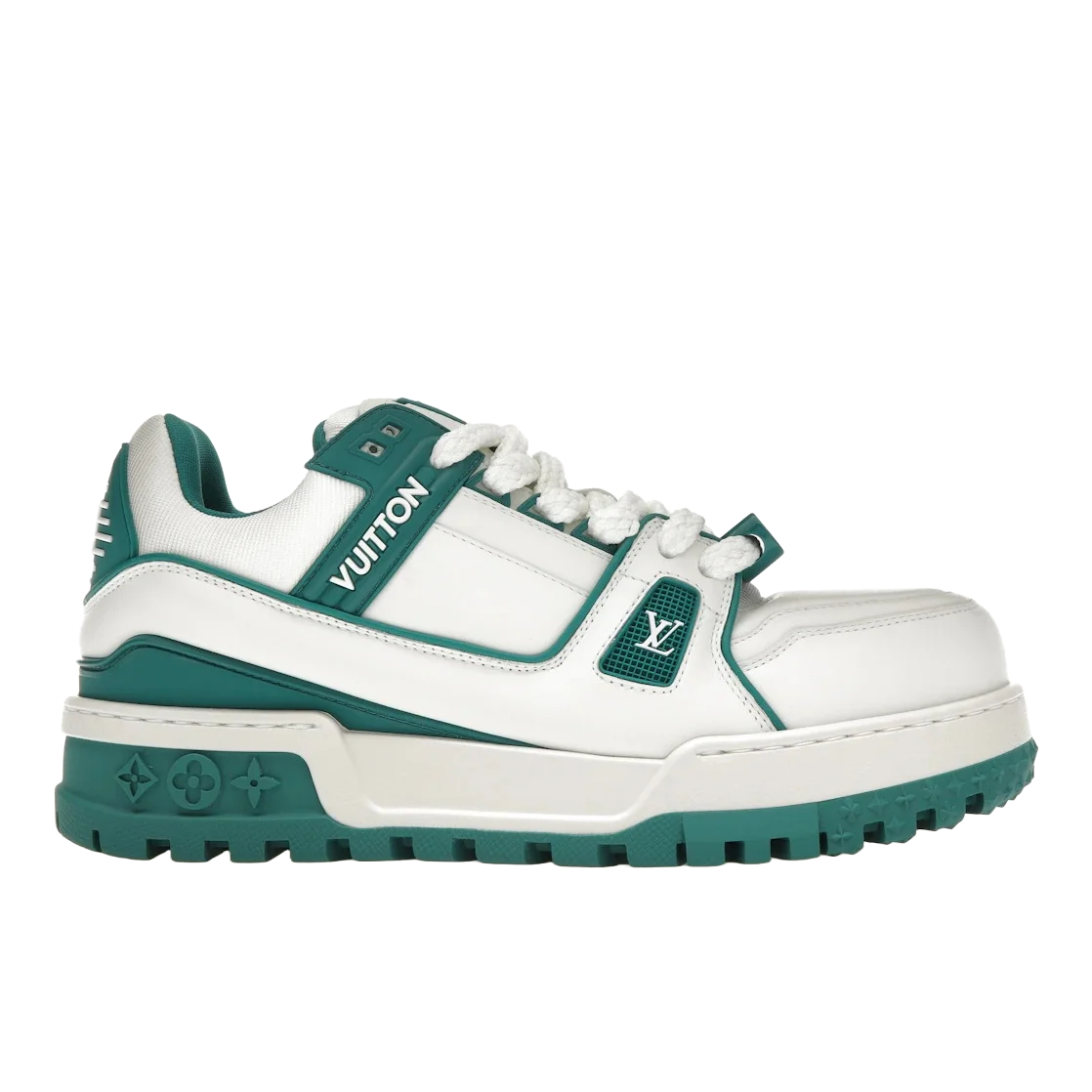 Louis Vuitton LV Trainer Maxi Sneaker White Green