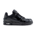 Louis Vuitton LV Trainer Patent Leather Triple Black