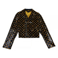 Louis Vuitton Manteau Perfecto Cuir Vernis Monogram Orange