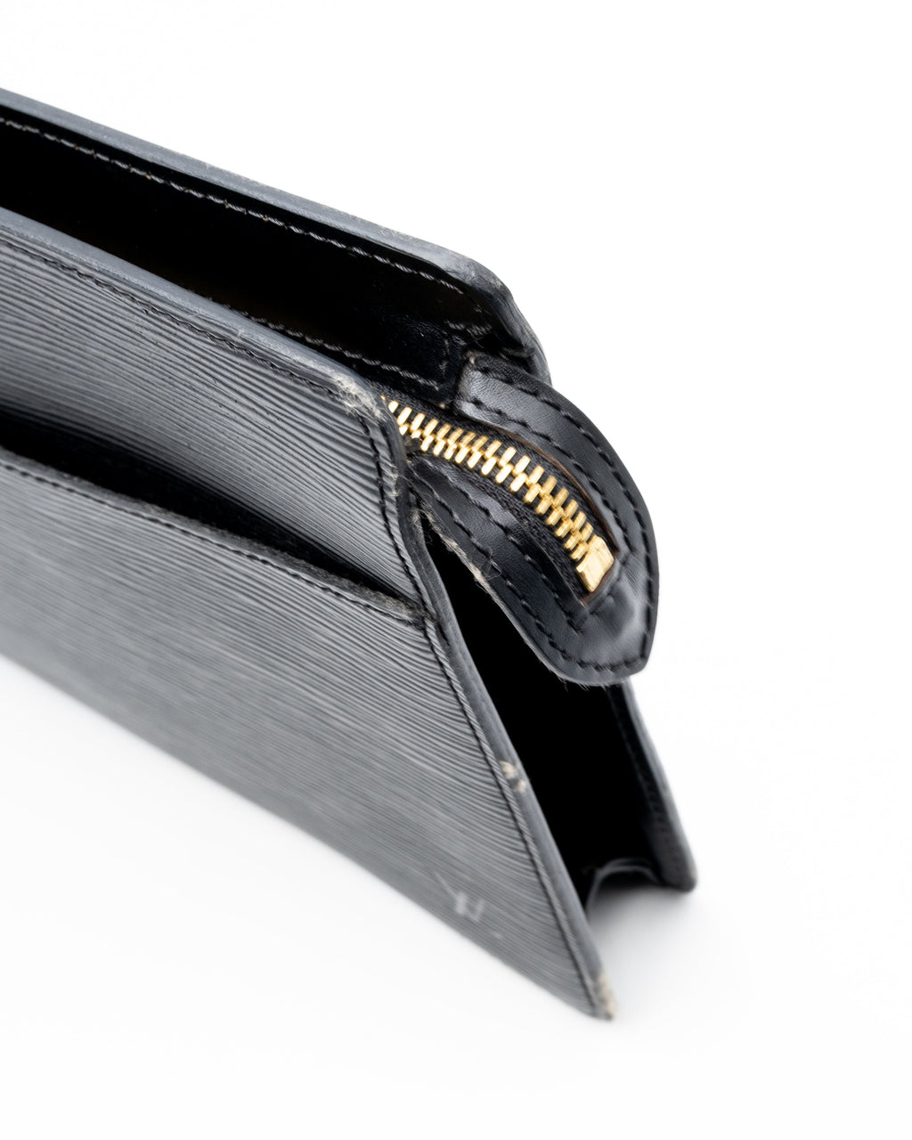 Louis Vuitton Pochette Cuir Epi Noir
