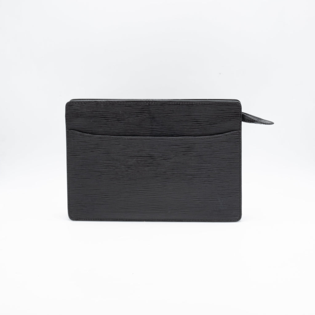 Louis Vuitton Pochette Cuir Epi Noir
