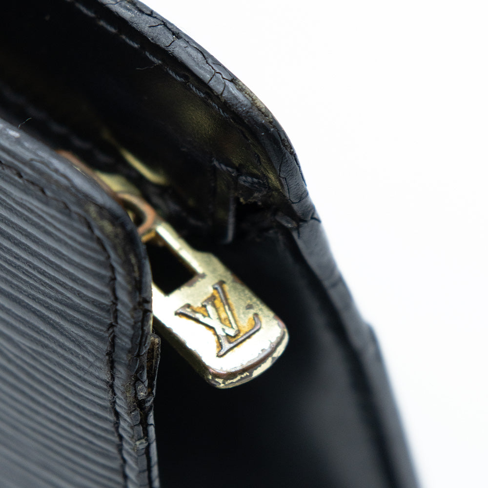 Louis Vuitton Pochette Cuir Epi Noir
