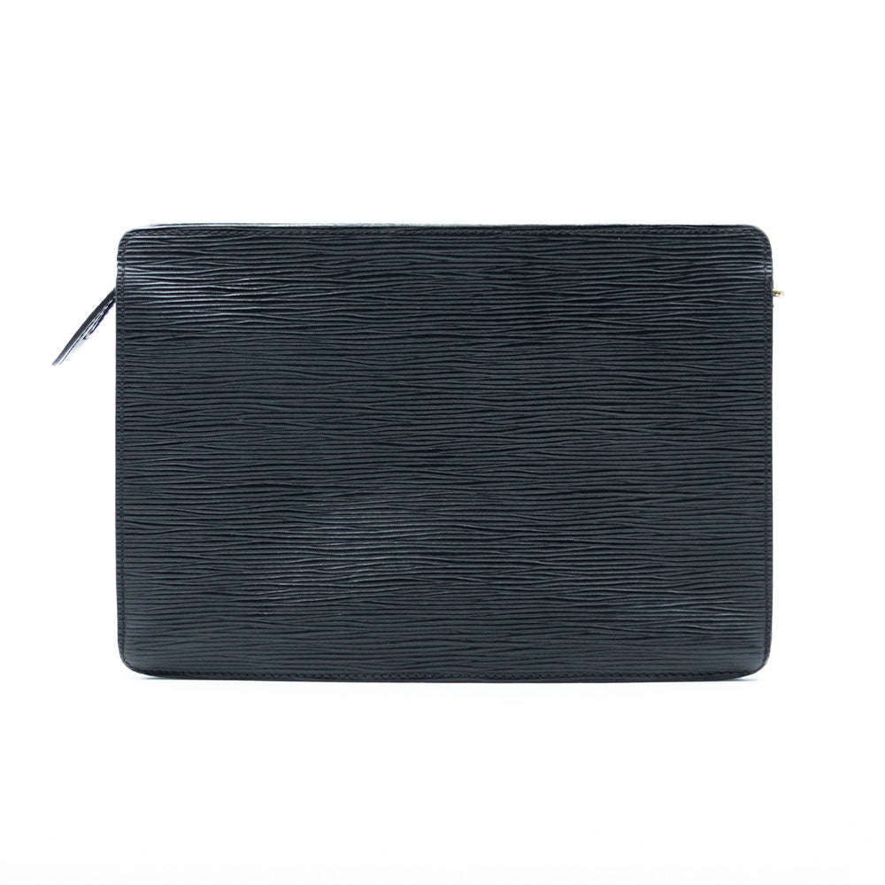 Louis Vuitton Pochette Cuir Epi Noir