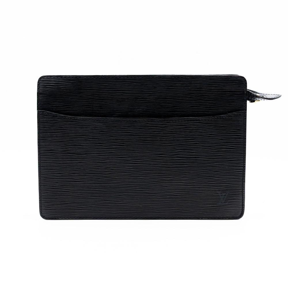 Louis Vuitton Pochette Cuir Epi Noir
