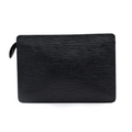 Louis Vuitton Pochette Cuir Epi Noir