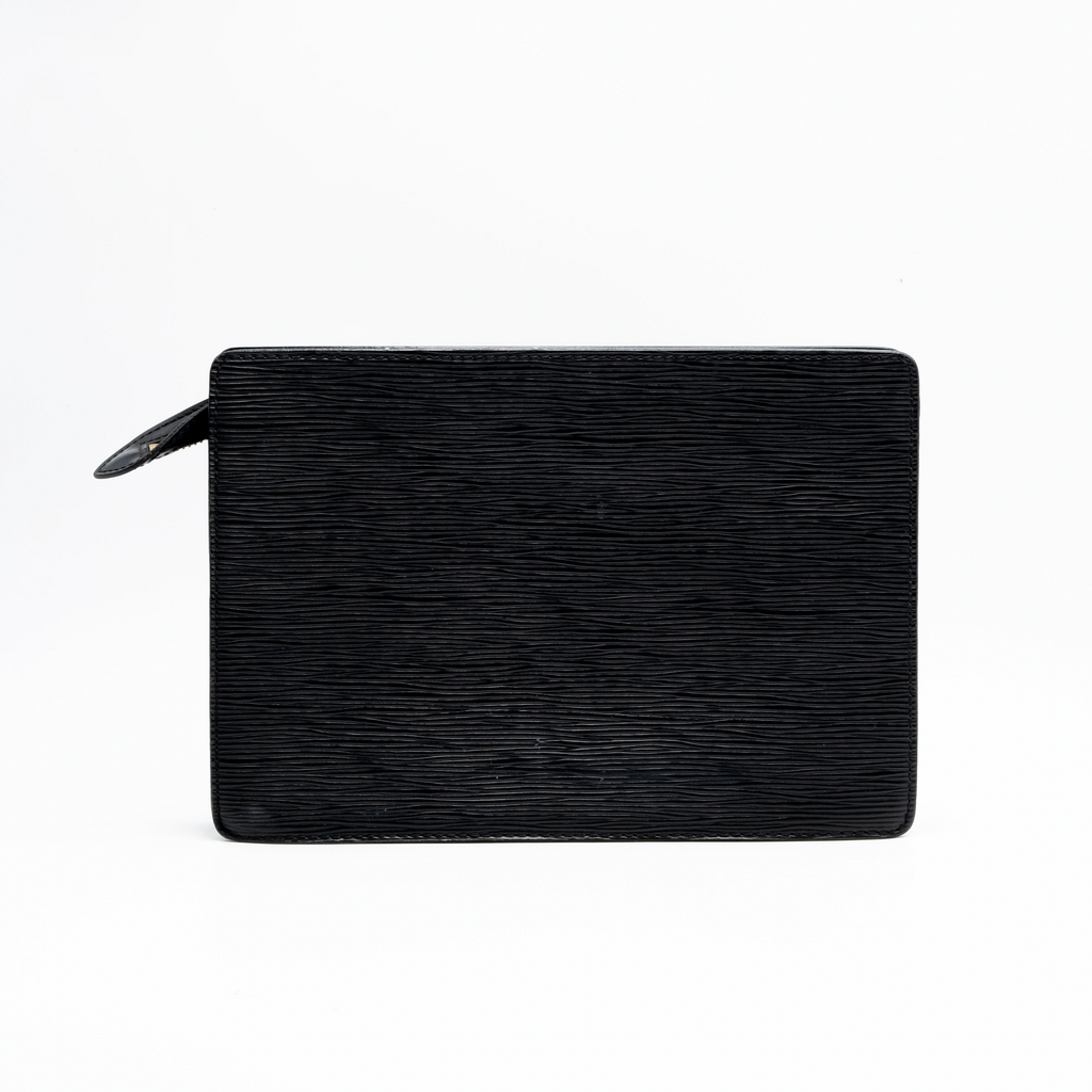 Louis Vuitton Pochette Cuir Epi Noir