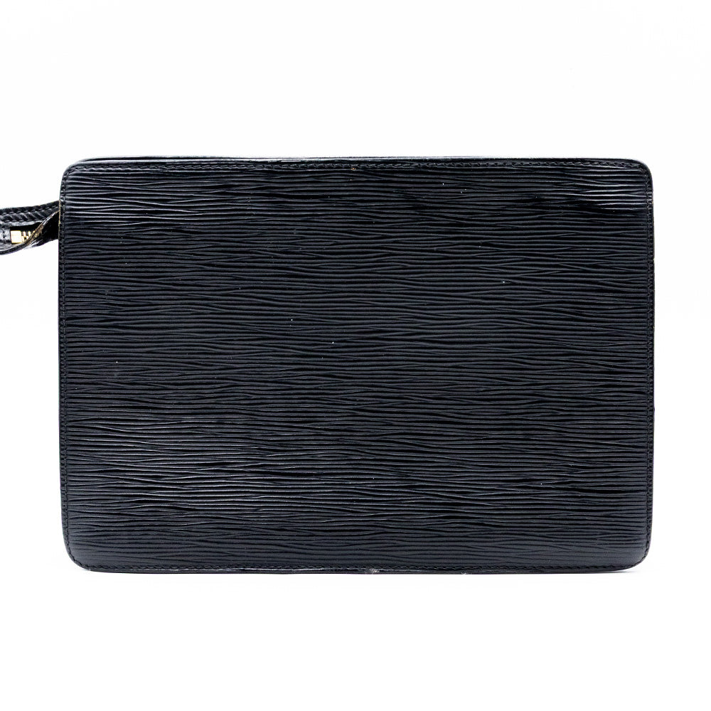 Louis Vuitton Pochette Cuir Epi Noir