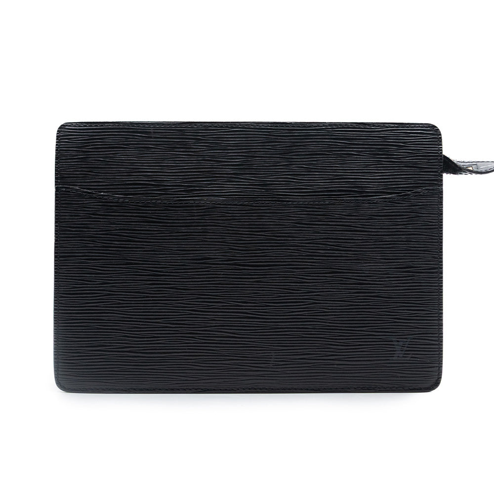 Louis Vuitton Pochette Cuir Epi Noir