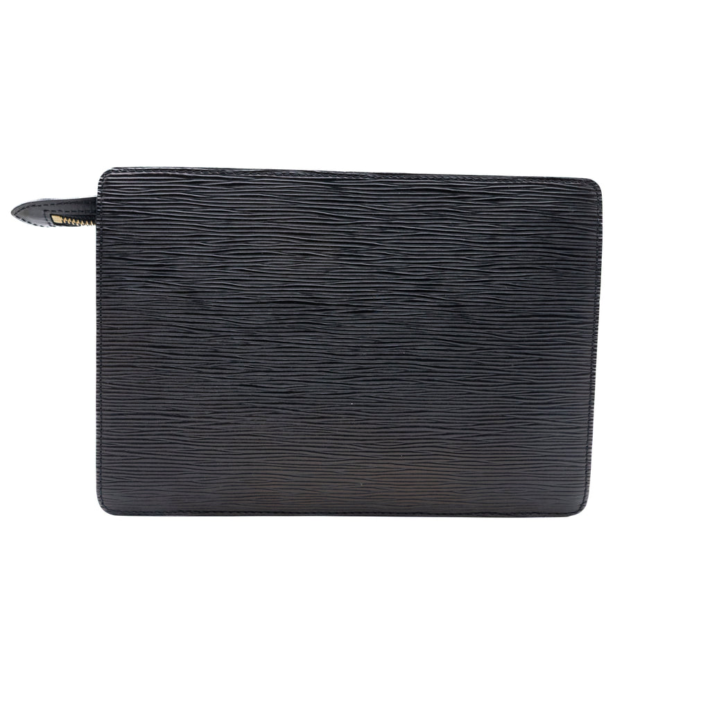 Louis Vuitton Pochette Cuir Epi Noir