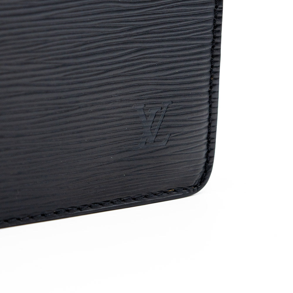 Louis Vuitton Pochette Cuir Epi Noir