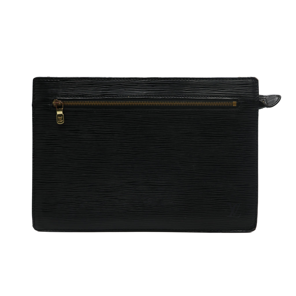 Louis Vuitton Pochette Cuir Epi Noir