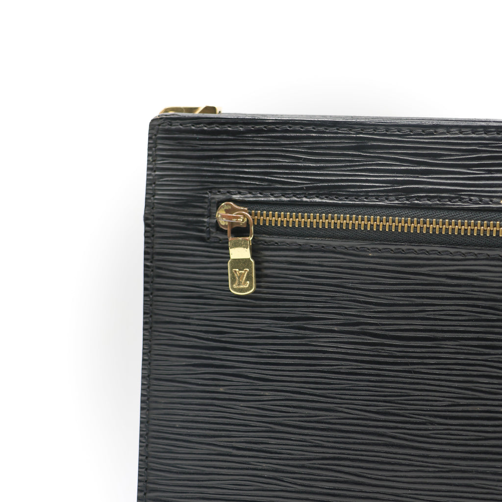 Louis Vuitton Pochette Cuir Epi Noir
