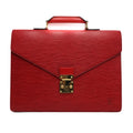 Louis Vuitton Pochette Serviette Ambassador Epi Rouge
