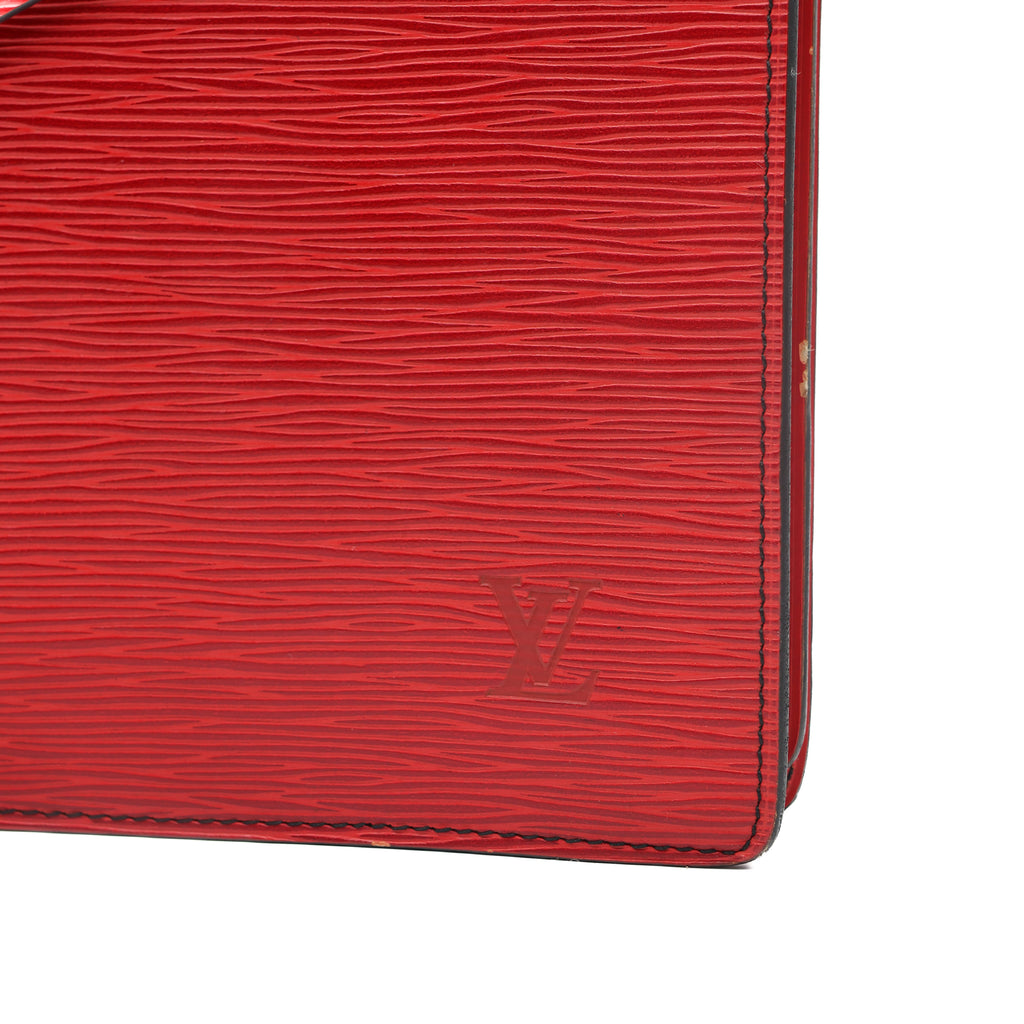 Louis Vuitton Pochette Serviette Ambassador Epi Rouge