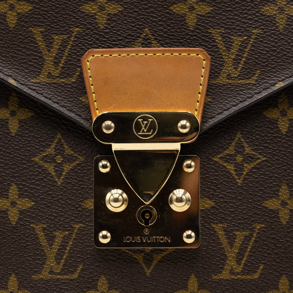 Louis Vuitton Pochette Serviette Ambassador Monogram Marron