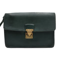 Louis Vuitton Pochette Taiga Cuir Epi Vert