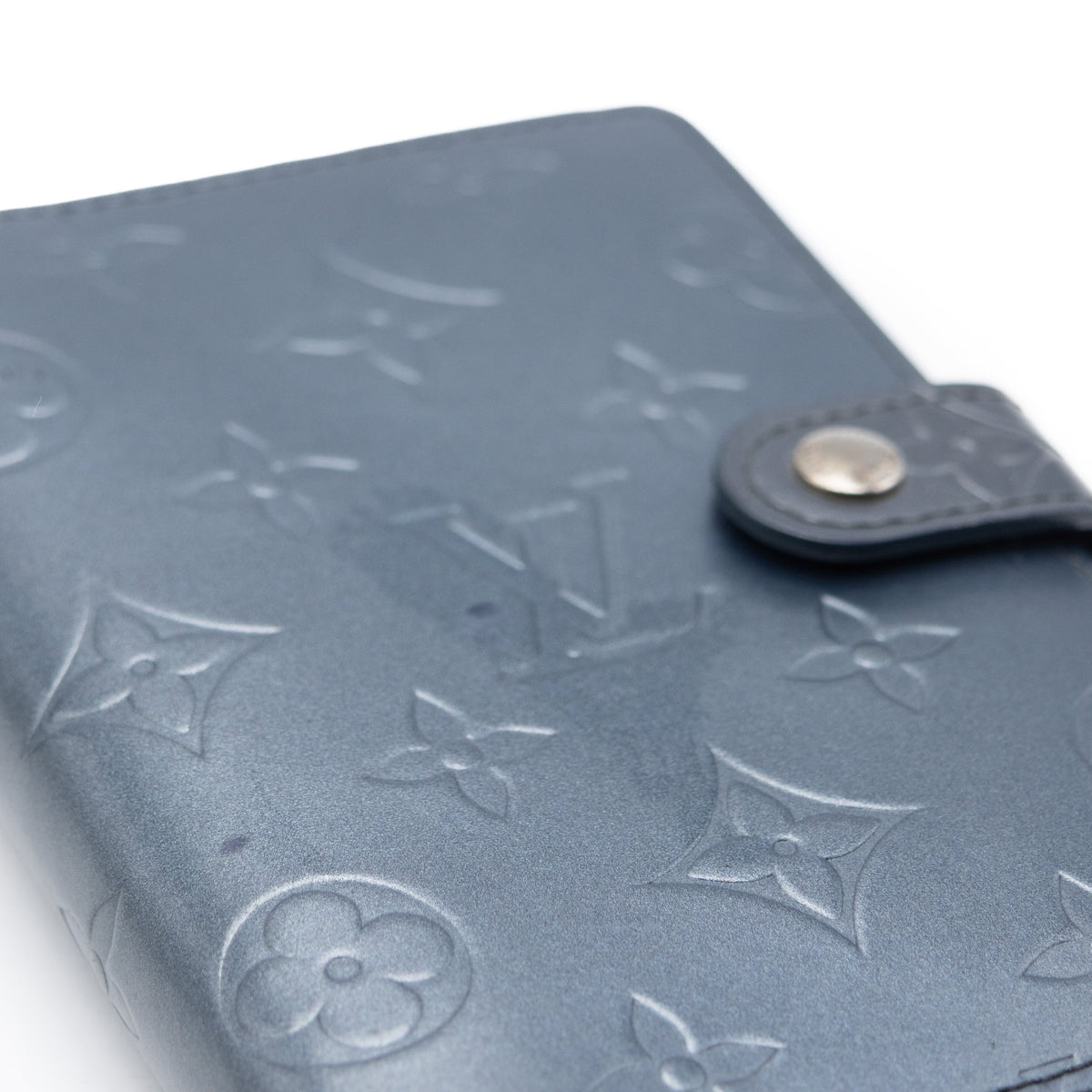 Louis Vuitton Porte Agenda Vernis Monogram Gris