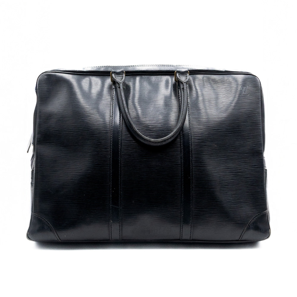 Louis Vuitton Porte Documents Taiga Epi Noir