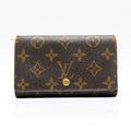 Louis Vuitton Porte Monnaie Tresor Monogram Marron