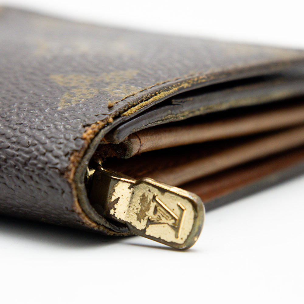 Louis Vuitton Porte Monnaie Tresor Monogram Marron