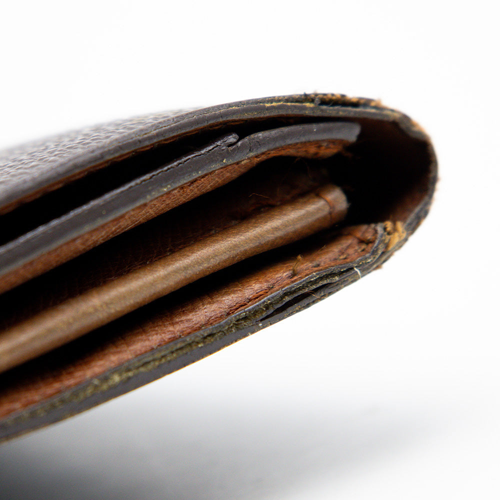 Louis Vuitton Porte Monnaie Tresor Monogram Marron