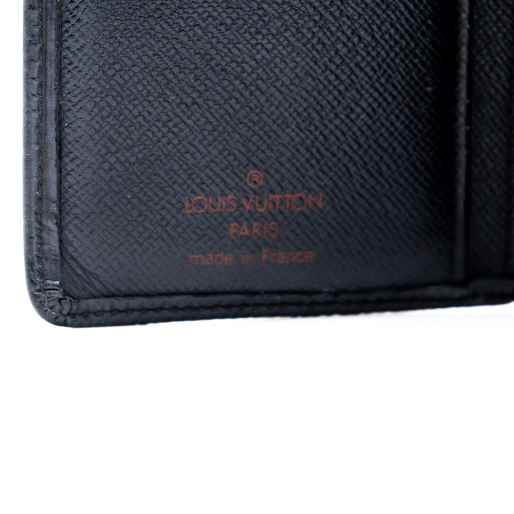 Louis Vuitton Portefeuille Cuir Epi Noir
