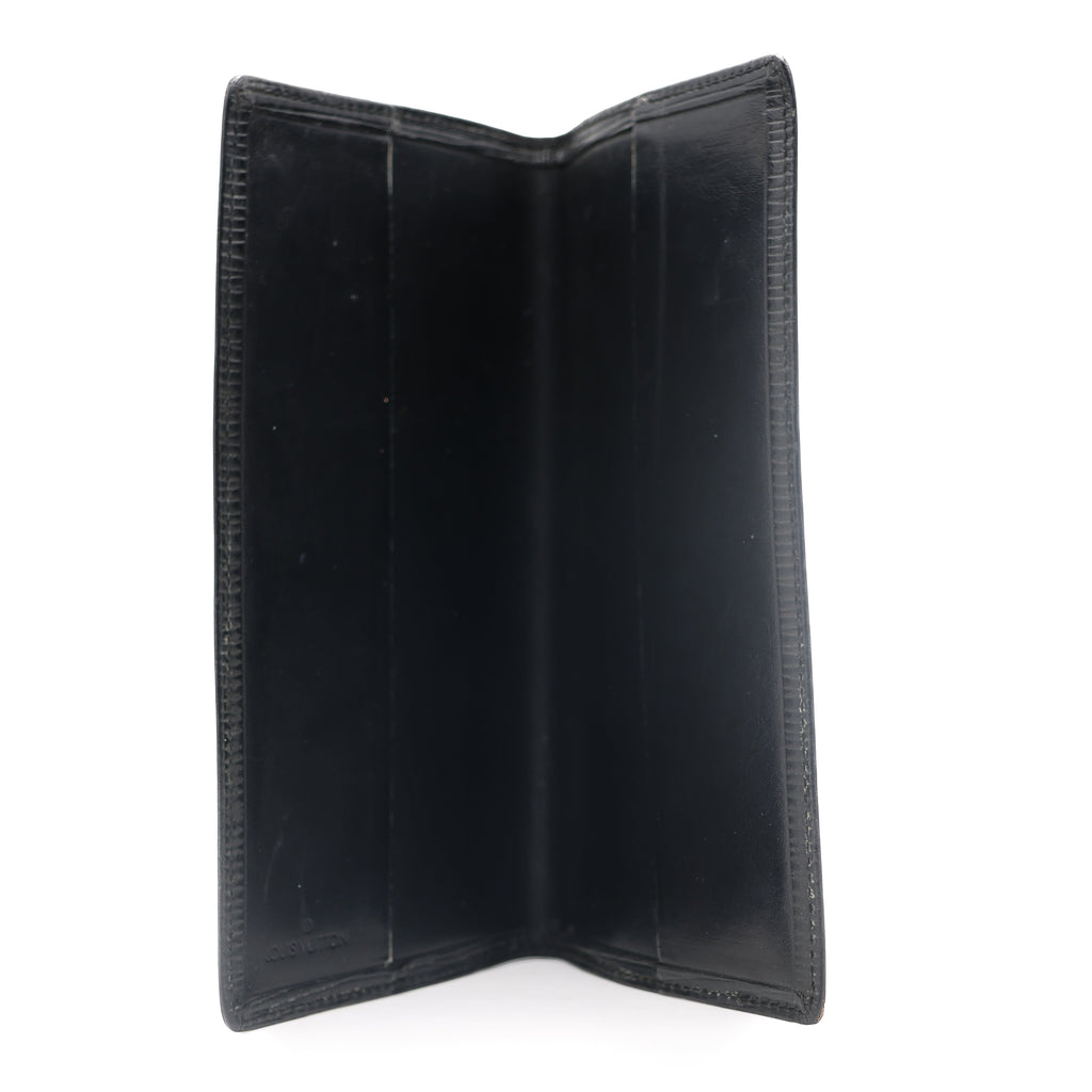Louis Vuitton Portefeuille Long Epi Noir
